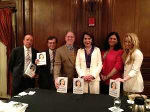 Ambassador Angelopoulos and the Board of the Hellenic Medical Society and HUC VP Pappas.